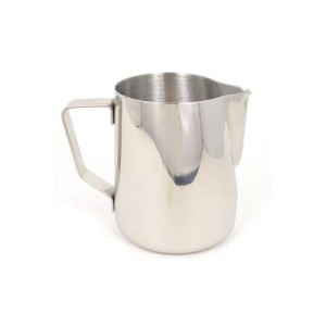 Profesjonalny dzbanek do mleka Rhinowares ze stali nierdzewnej - 32 uncje/950ml
